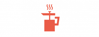 Coral coffee icon