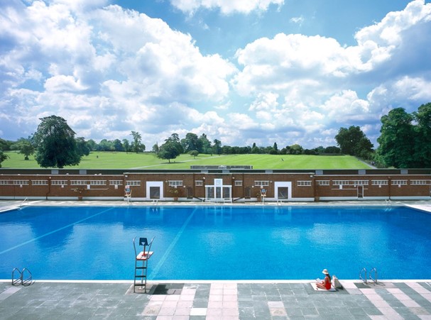 Brockwell Lido in South London.