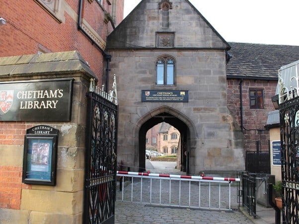 Chetham’s Library in Manchester.