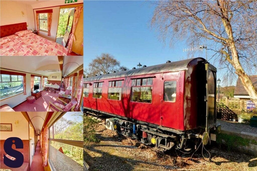 'Oscar" Railway Carriage - Cloughton -  Quirky serviced accommodations in the UK.