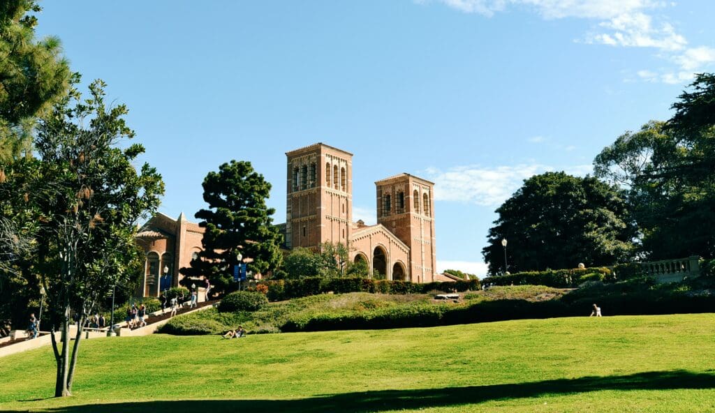 Most famous movie locations in Los Angeles - UCLA campus (near Beverly Hills) as a film site for several movies and TV shows. 