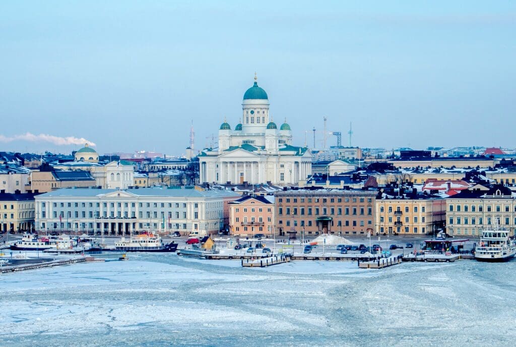 Helsinki in winter 