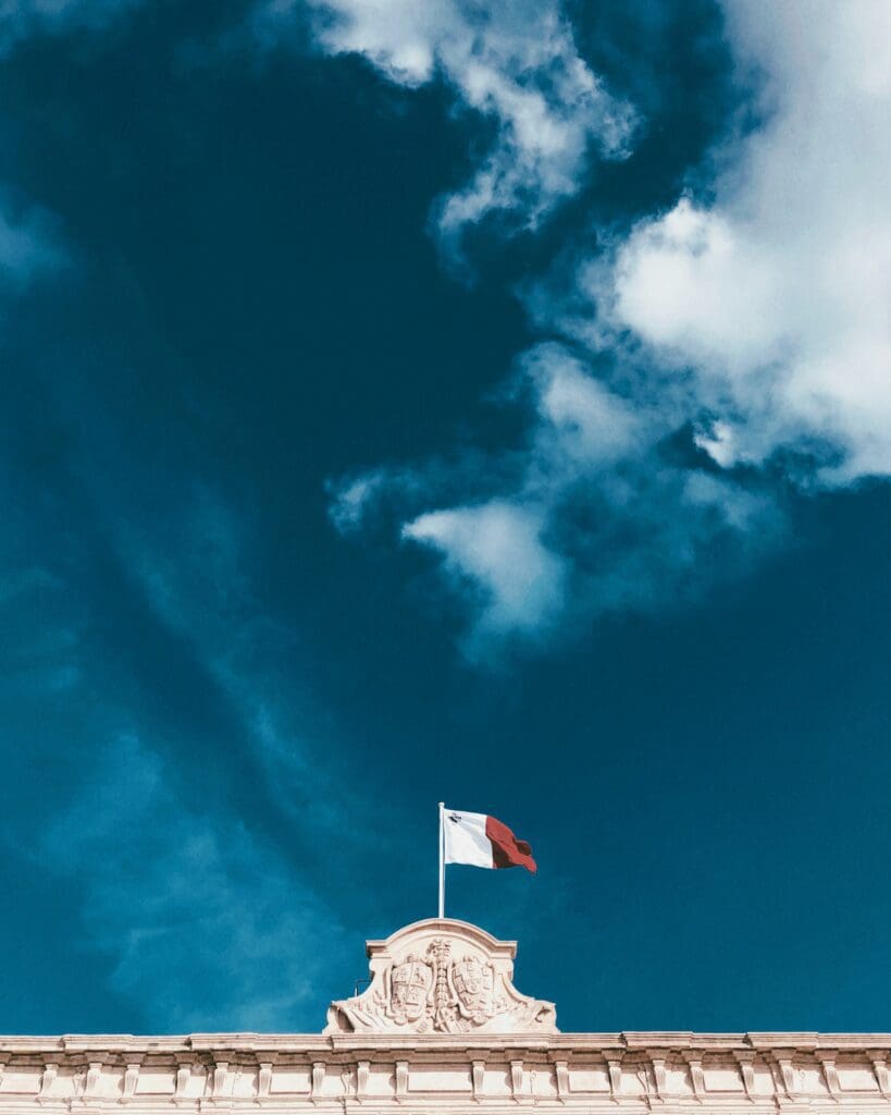 things to do in Valletta on a business trip - Malta flag