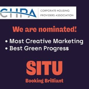 Situ is nominated for two awards at the CHPA (Corporate Housing Providers Association)