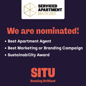 Situ shortlisted to Serviced Apartment Awards 2023