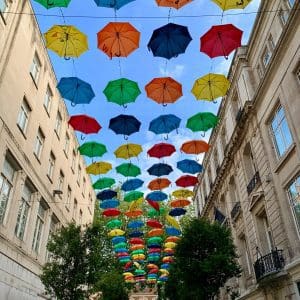 umbrellas in the sky liverpool