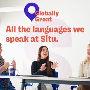 all the languages we speak at Situ