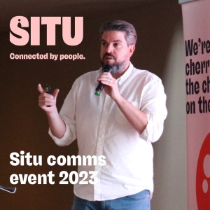 Phil presenting Situ updates