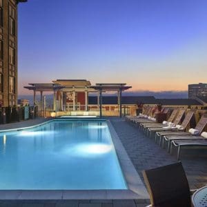 rooftop swimming pool California