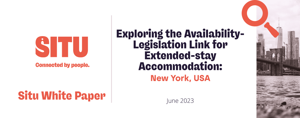 New York City, US | Exploring the Availability-Legislation Link for Extended-stay Accommodation
