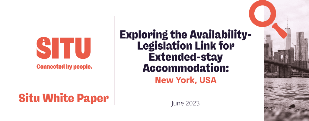 New York City, US | Exploring the Availability-Legislation Link for Extended-stay Accommodation