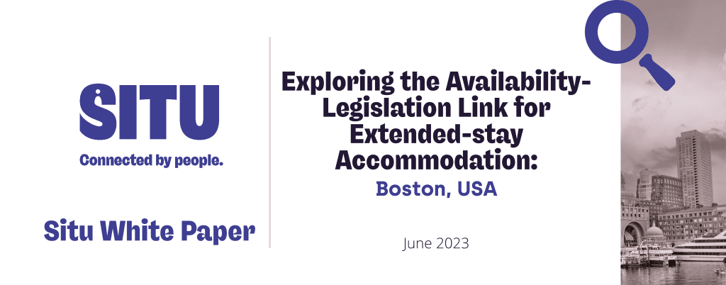 Boston, US | | Exploring the Availability-Legislation Link for Extended-stay Accommodation