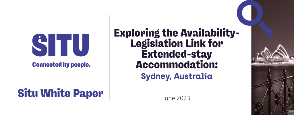 Sydney, Australia | Exploring the Availability-Legislation Link for Extended-stay Accommodation