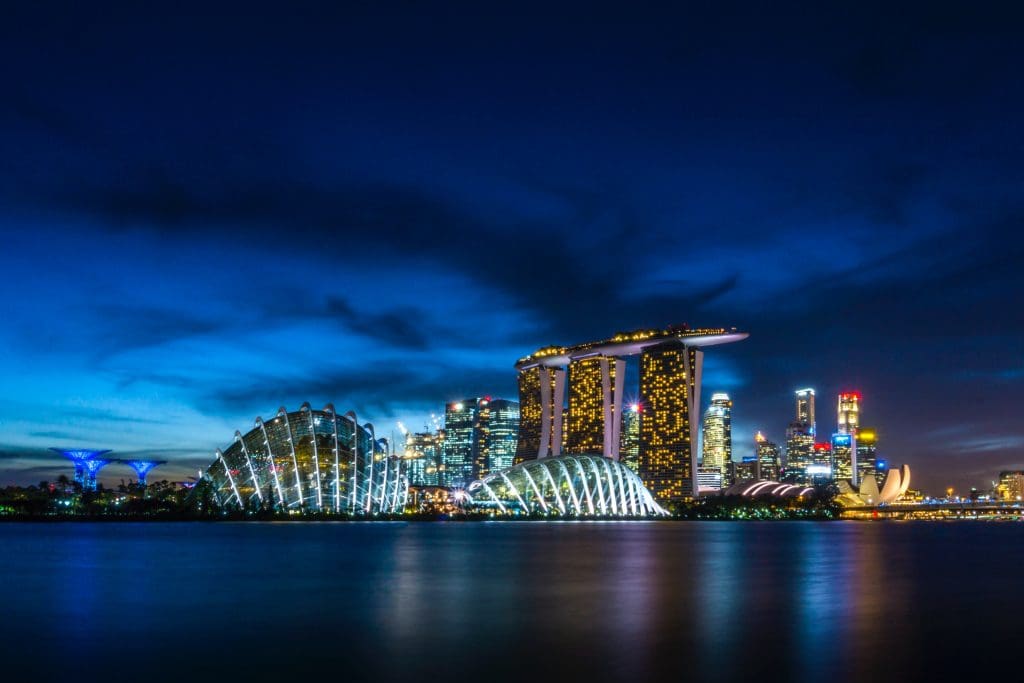 Singapore by night