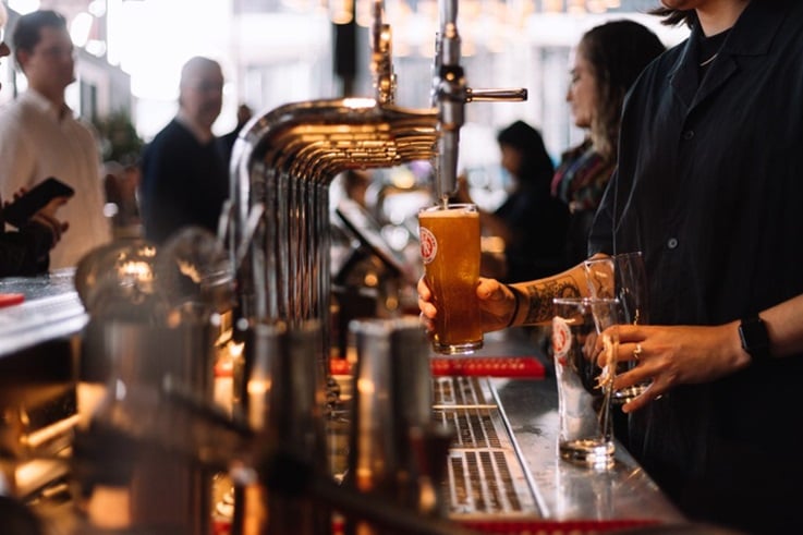 pouring pints edinburgh