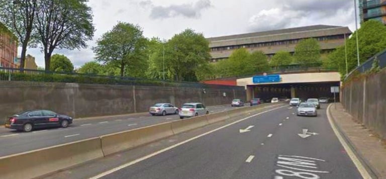 A58 Motorway in Leeds.