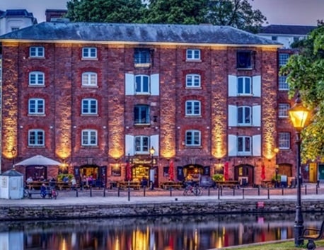 On The Waterfront - Exeter's best restaurants for a business lunch.