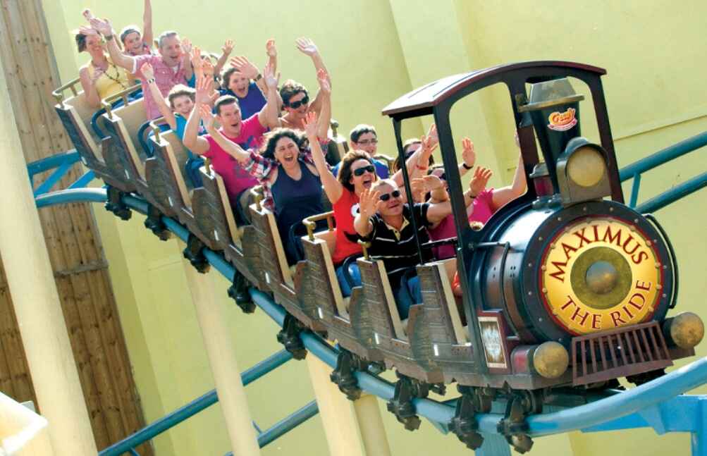 The Ride in Crealy Theme Park