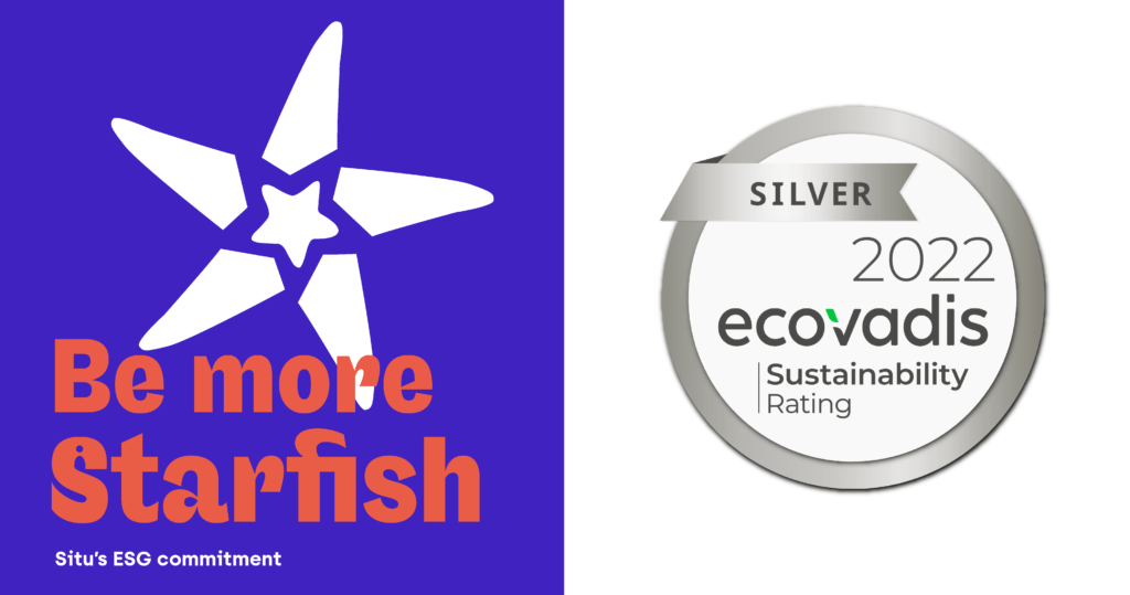 Be more Starfish and Ecovadis 2022 logos