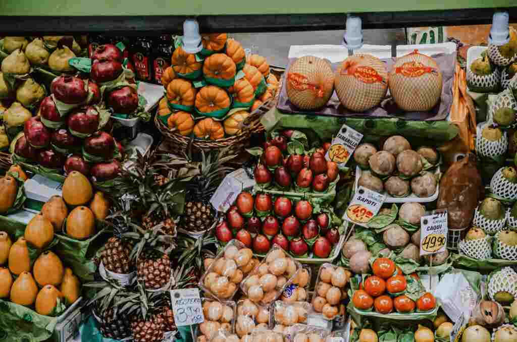 Fresh local fruit in Municipal Market in São Paulo