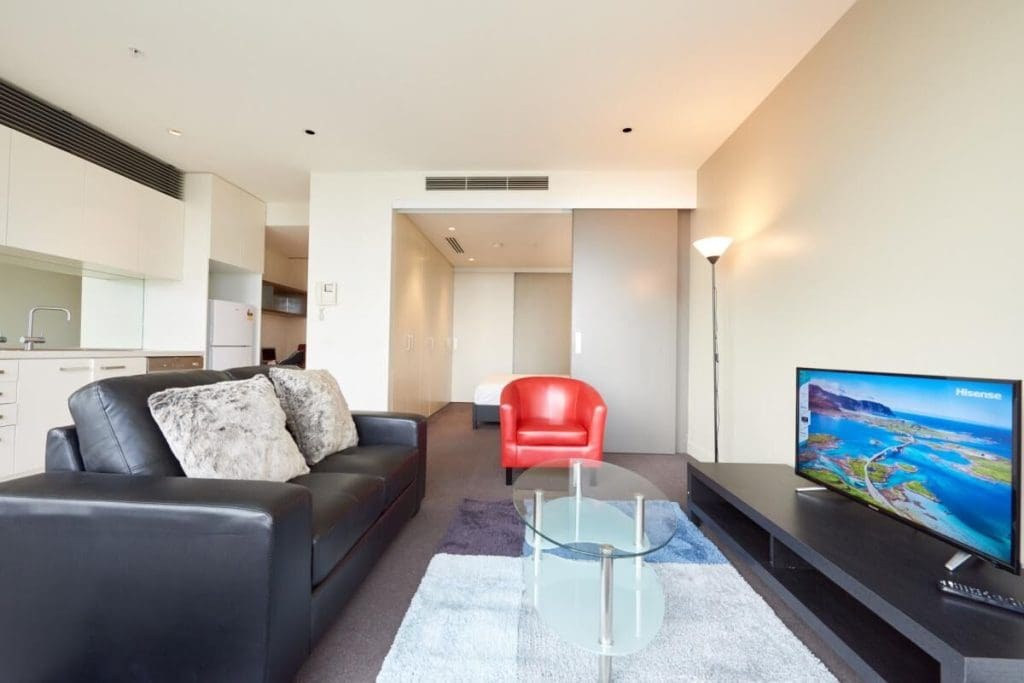 Freshwater Place Apartments - Situ Serviced Apartments -lounge room