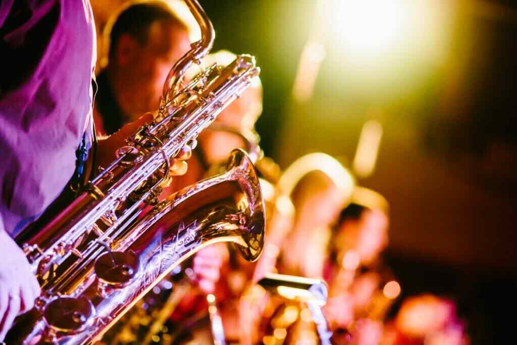 Musician playing Jazz in Cheltenham Jazz Festival