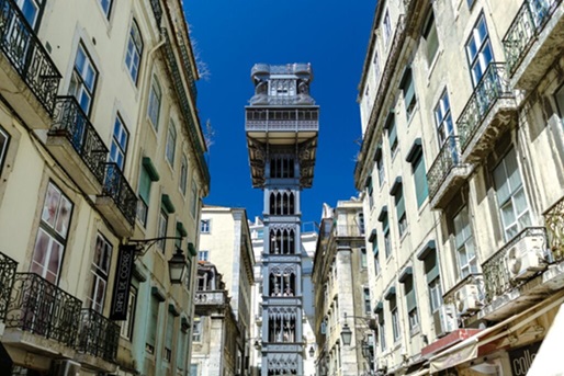 Elevator in Lisbon