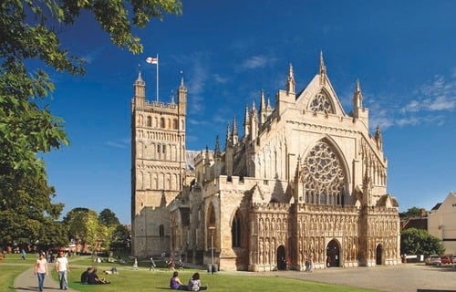 Exeter Cathedral.