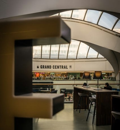 Birmingham New Street station inside view