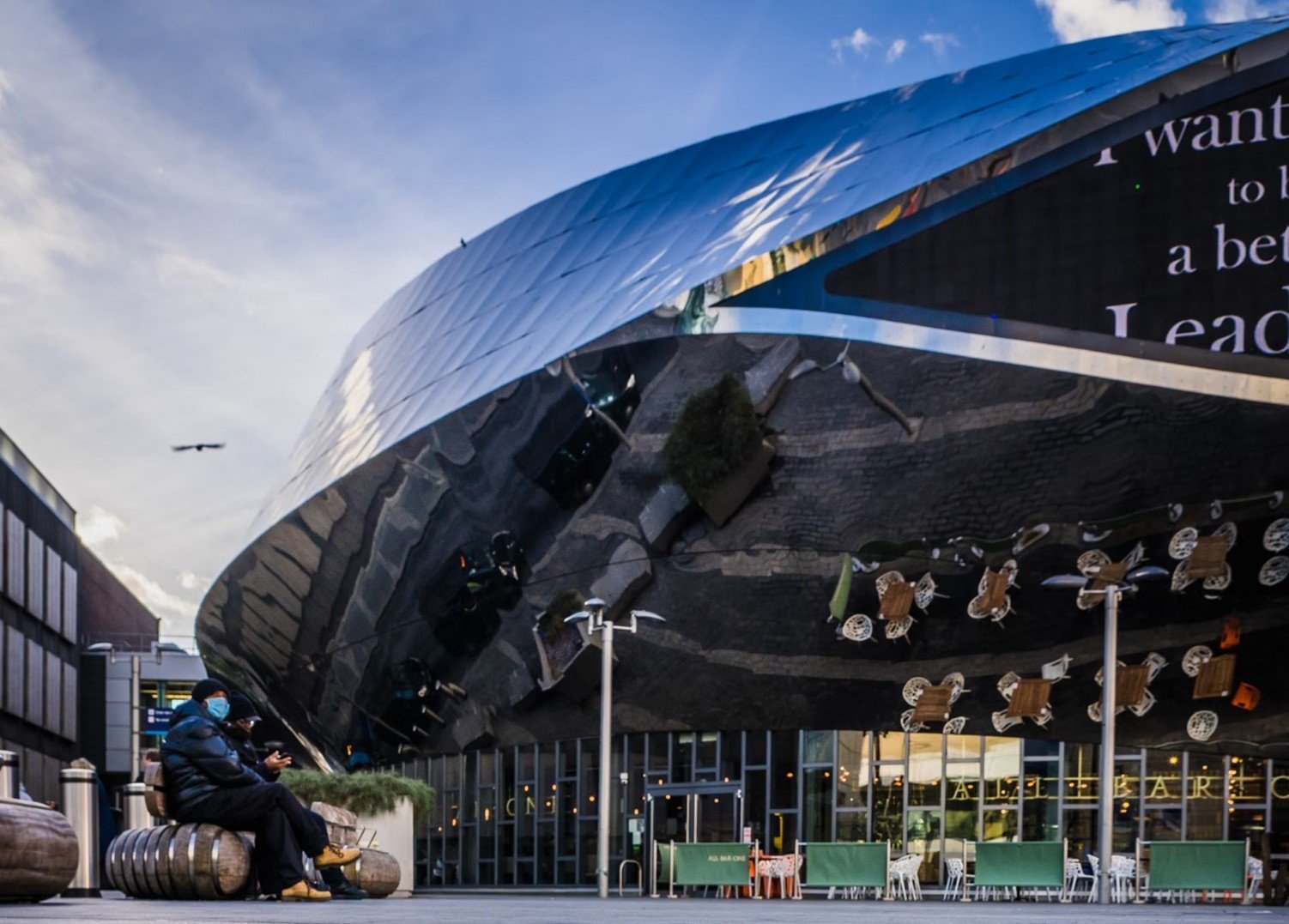 Birmingham New Street station outside view