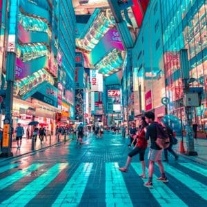 Tokyo shopping street