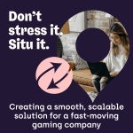 A woman sat on a sofa with her laptop