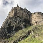 View of Edinburgh Castle from below