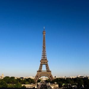 The Eiffel Tower in Paris, France