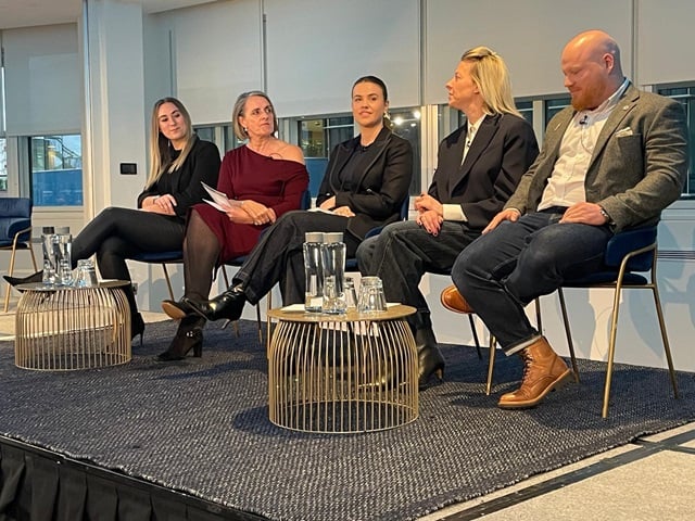 A panel discussion at ASAP, including Situ's Abbie Erdbrink