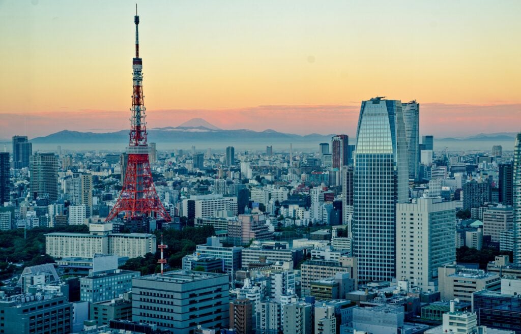 Tokyo, Japan city view