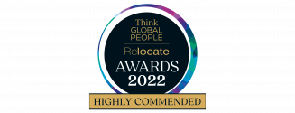 Think Global People Relocate Award 2022 logo