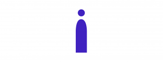 Blue person icon