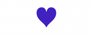 Blue heart icon