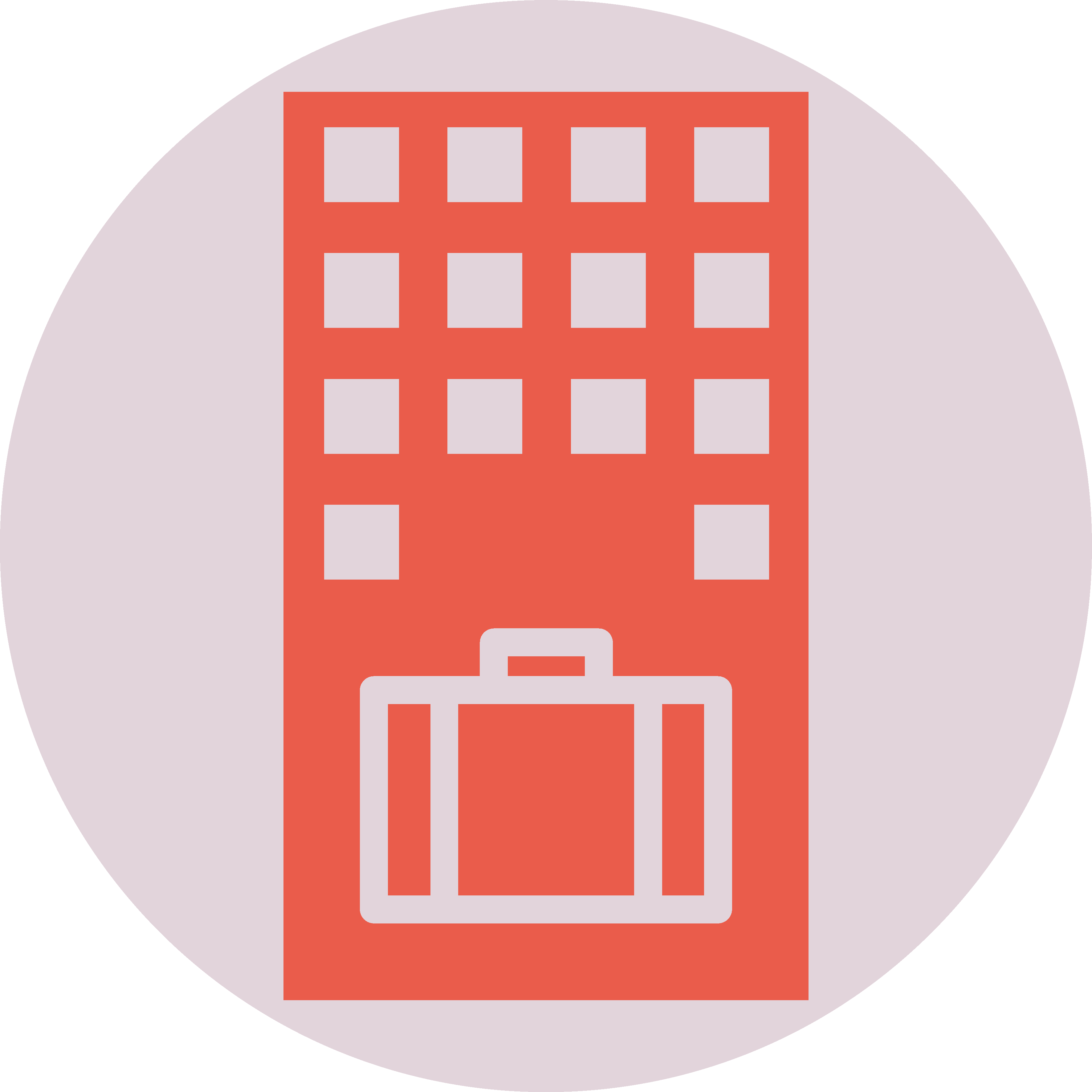 Dedicated apartment buildings icon