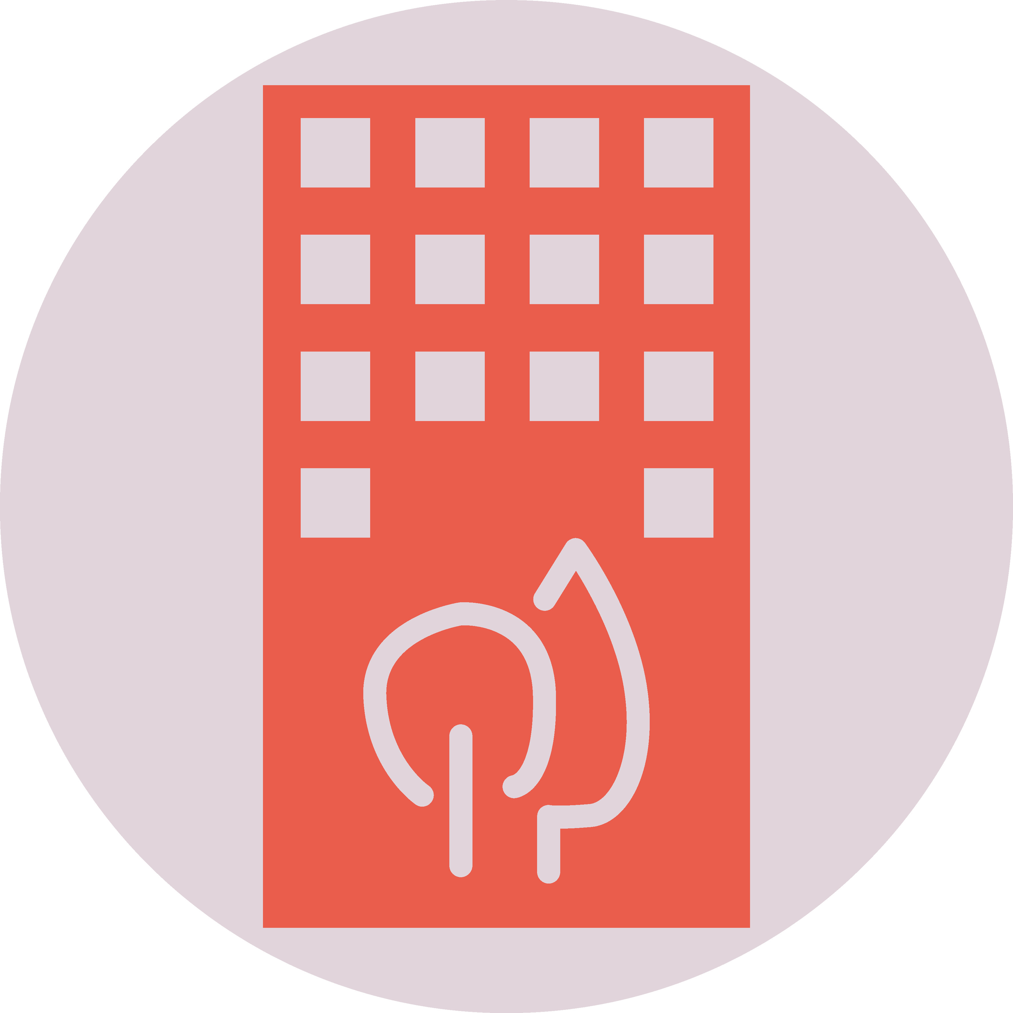 Residential buildings icon